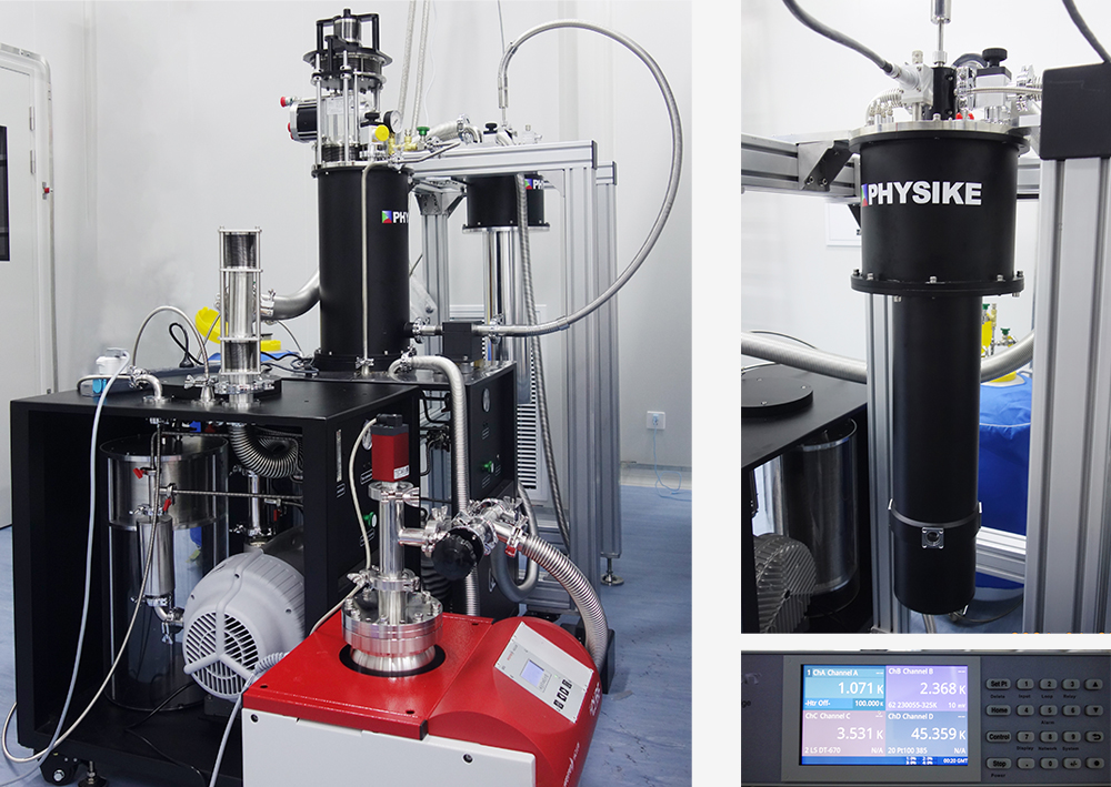 飛斯科低振動干式亞K低溫系統安裝成功