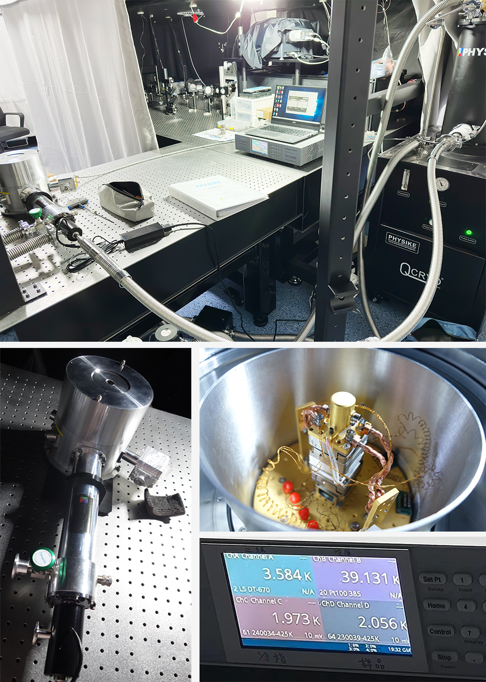飛斯科集成納米定位臺和掃描臺的干式顯微低溫系統安裝成功