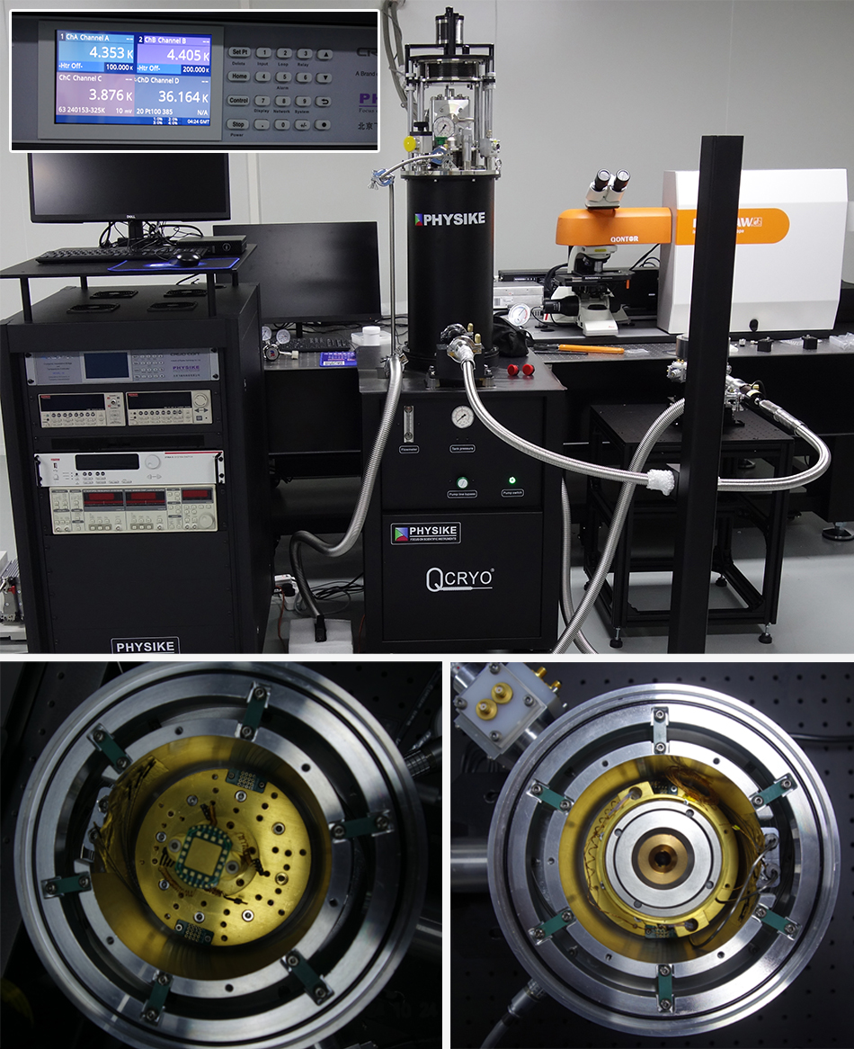 飛斯科低振動干式顯微高壓低溫測試系統安裝成功